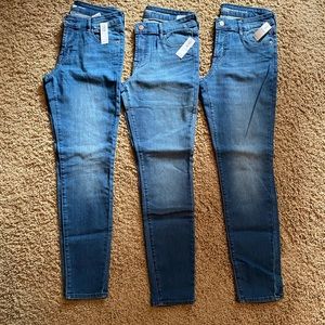 NWT Lot of 3 Old Navy Size 4 Super Skinny Jeans